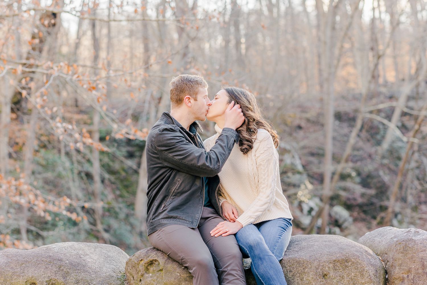 ROCK CREEK PARK ENGAGEMENT PICTURES