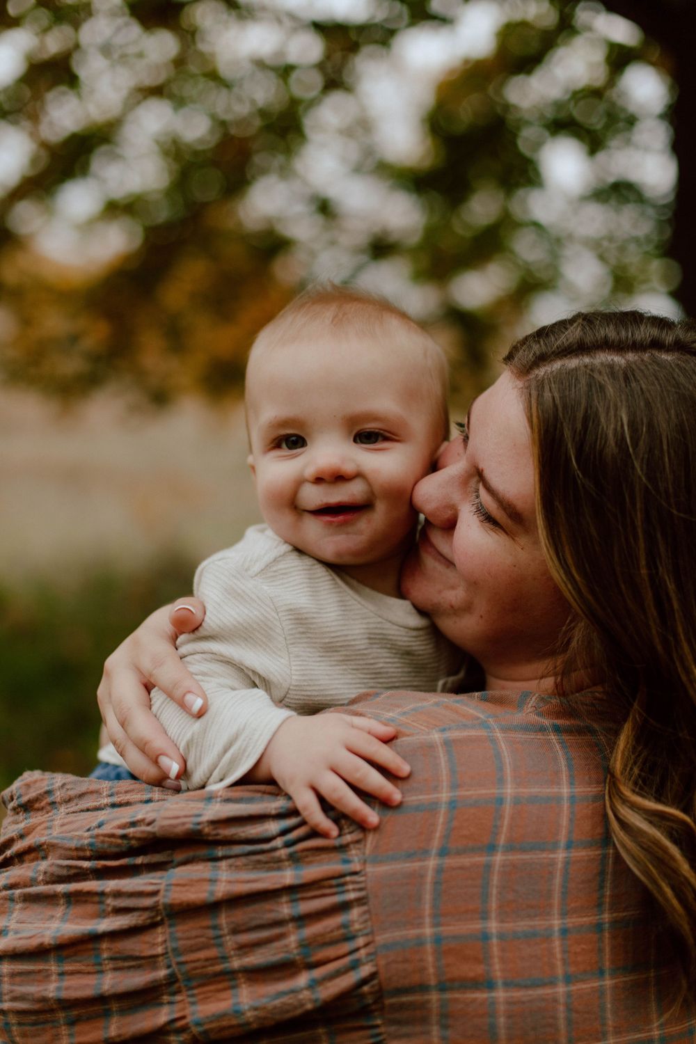 mom and son portraits