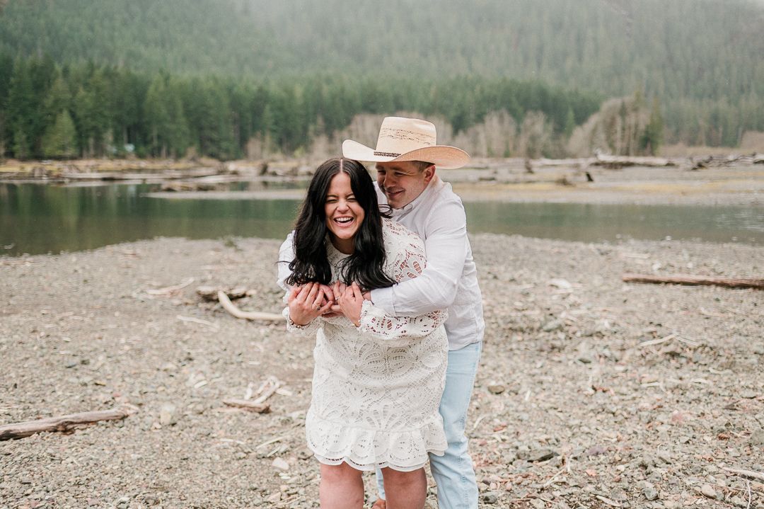 lake cushman engagement