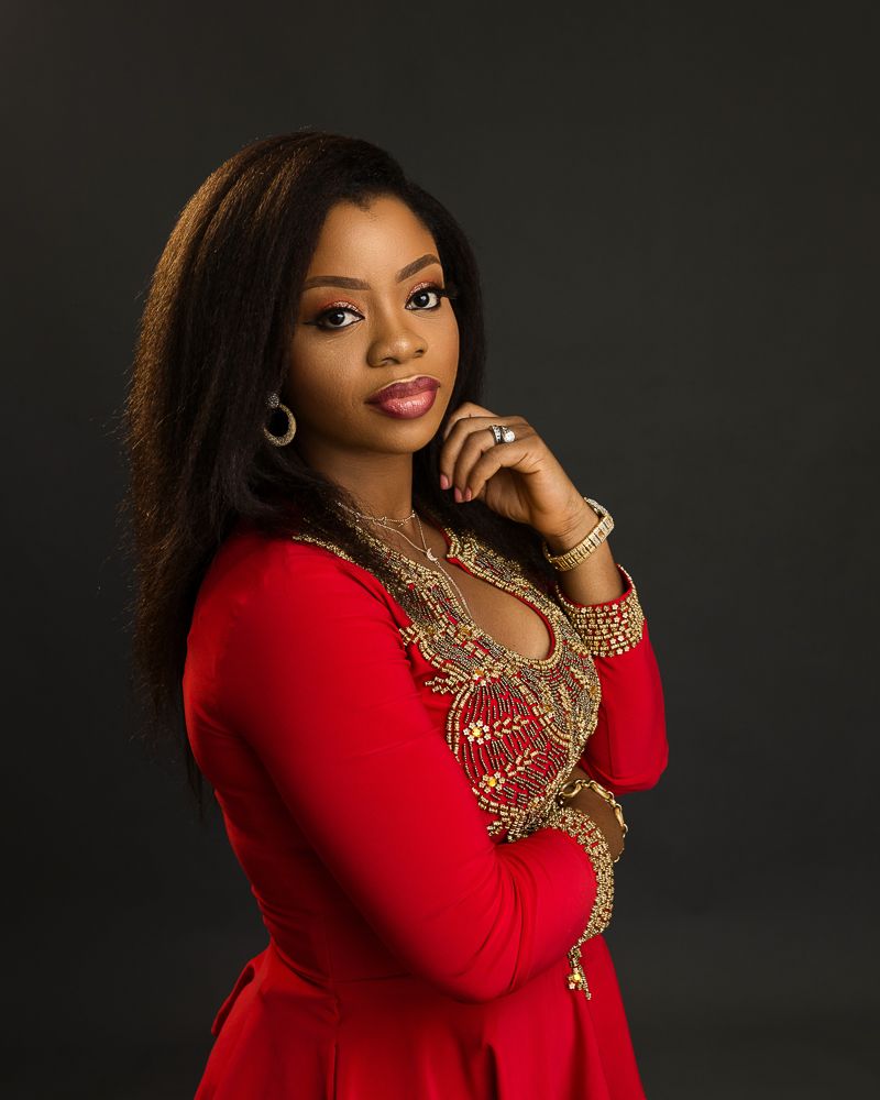 corporate female african headshot photograph