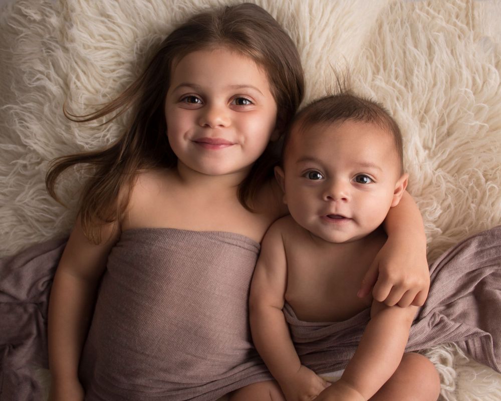 Sibling photography session