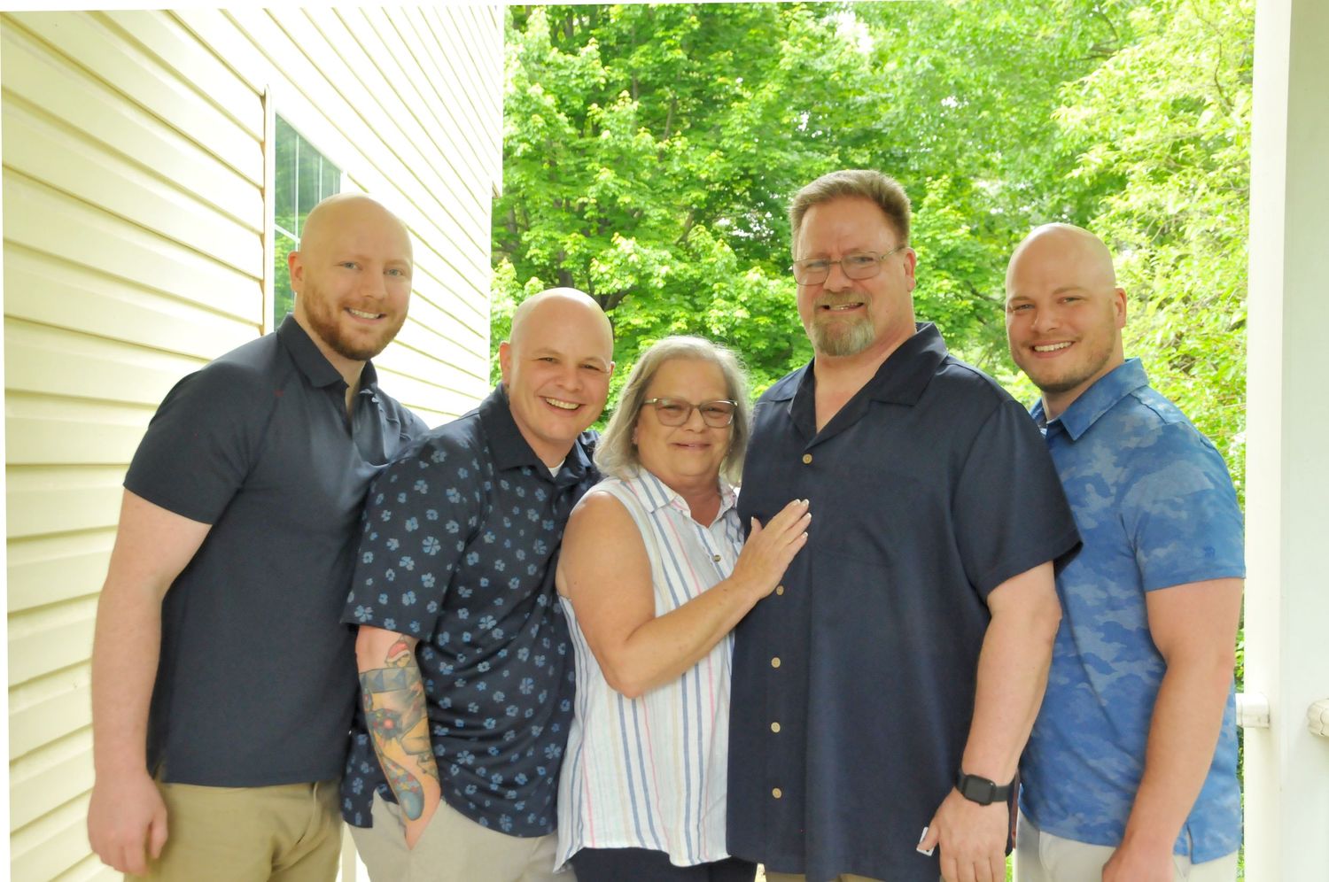 Image of mom with adult children