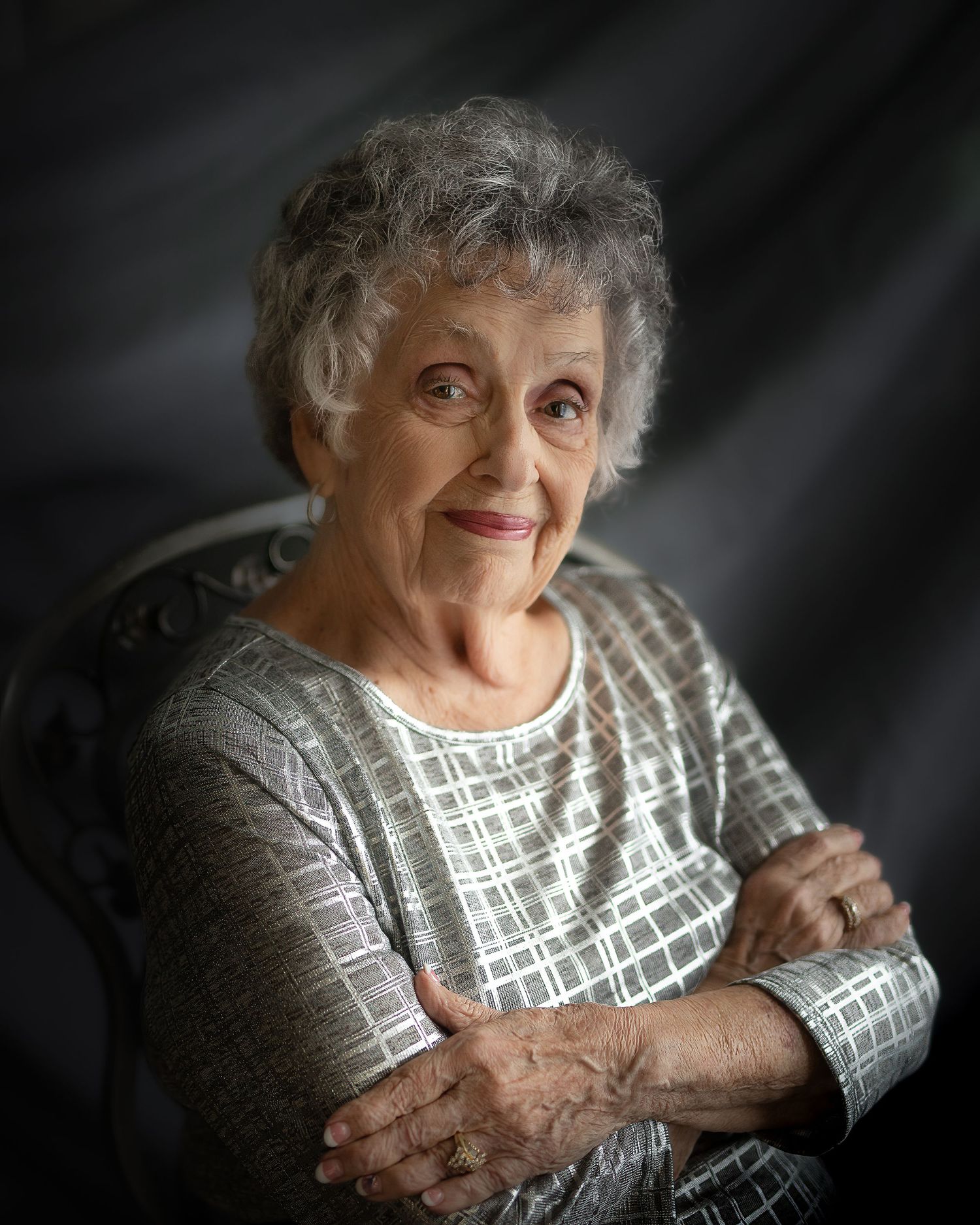 Elegant Portrait of Sassy Mature Woman