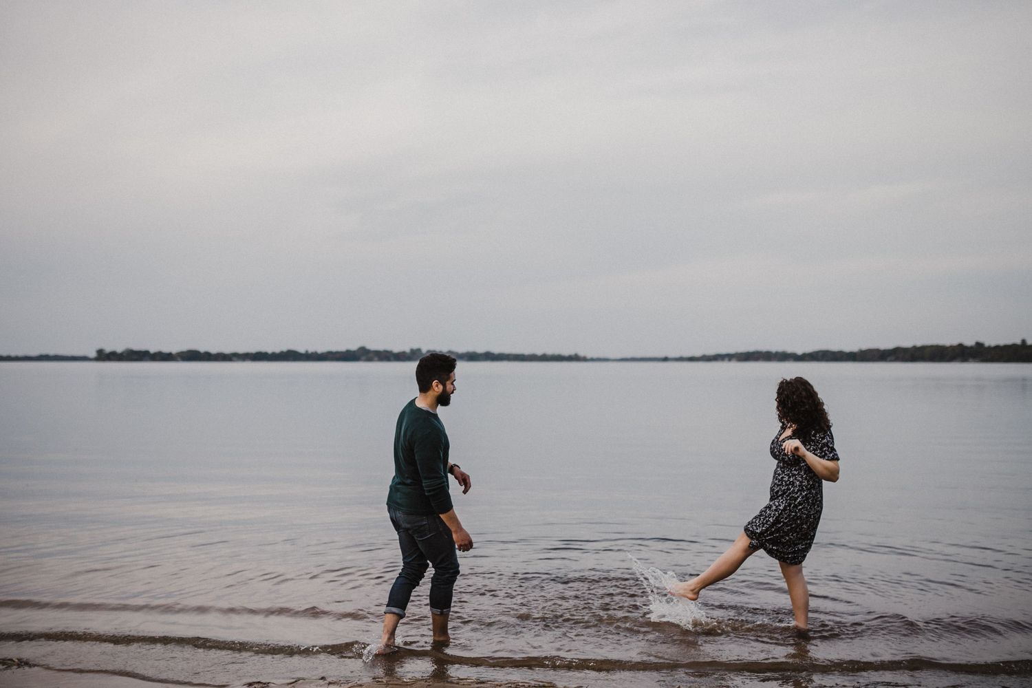 Sandbanks Provincial Park engagement session, Prince Edward County, Ontario