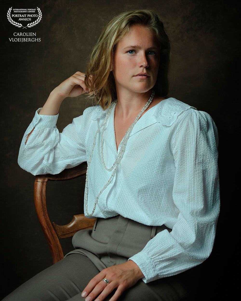 Klassiek portret foto die award heeft gewonnen