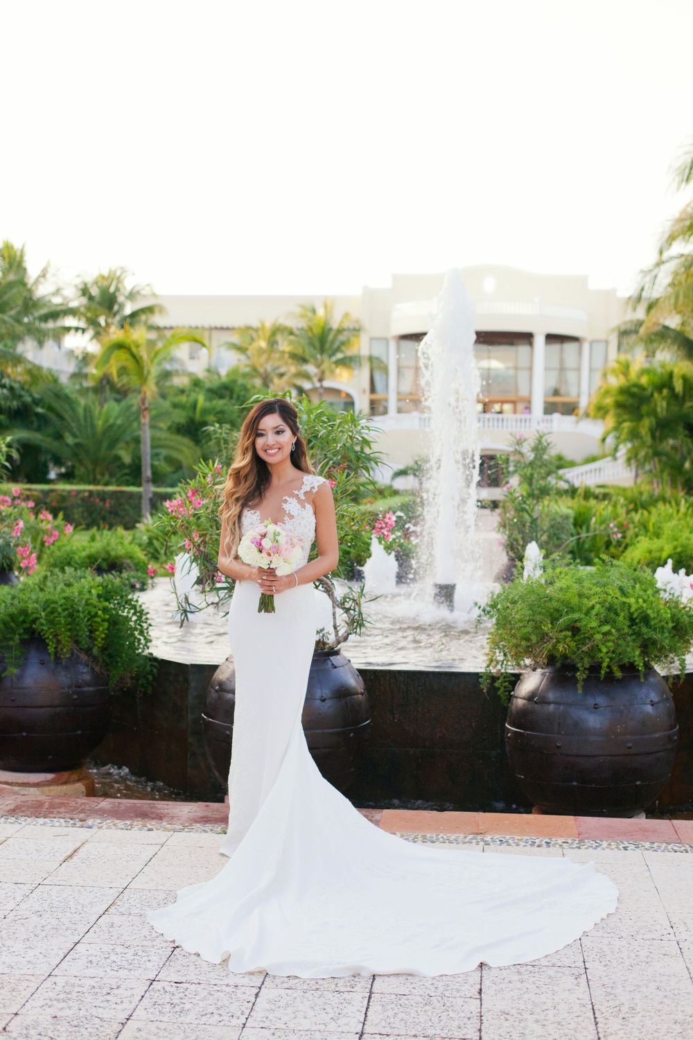 bride in cancun