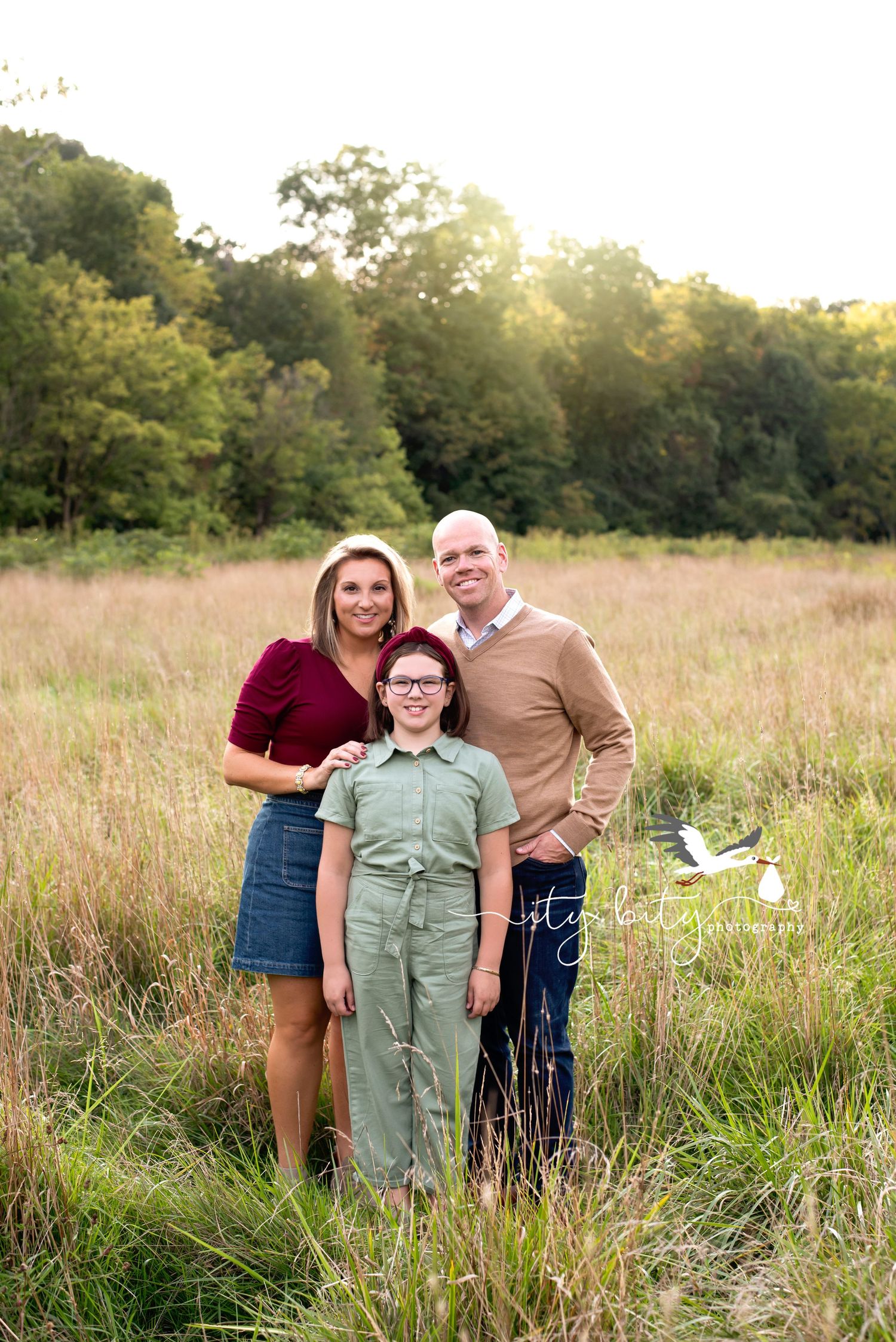 Family Outdoor Sunset Mini Session Avon Ohio Ity Bity Photography