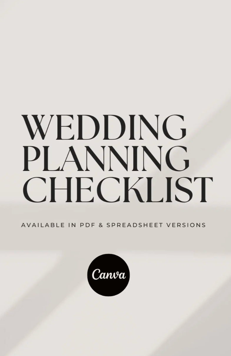 Wedding planning checklist