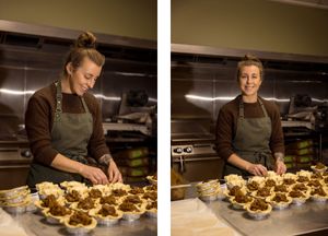 Chef Jo Barrett, renowned Australian Cook and founder of Wildpies captured for the AGE Melbourne