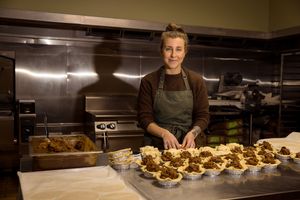 Chef Jo Barrett, renowned Australian Cook and founder of Wildpies captured for the AGE Melbourne