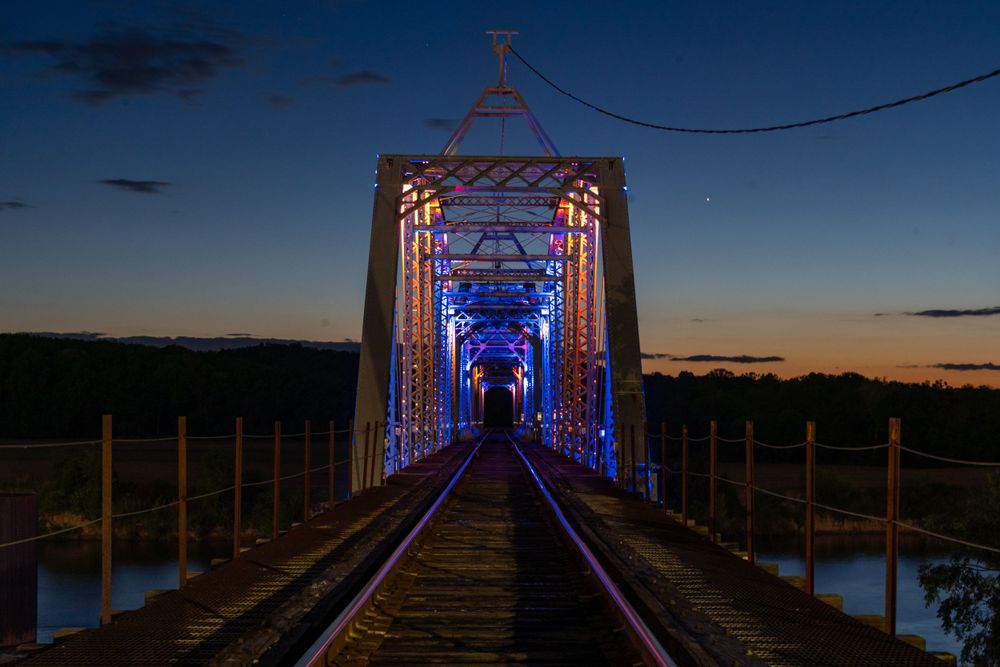 blue hour after sunset in Clarksville TN, Raw Element Productions