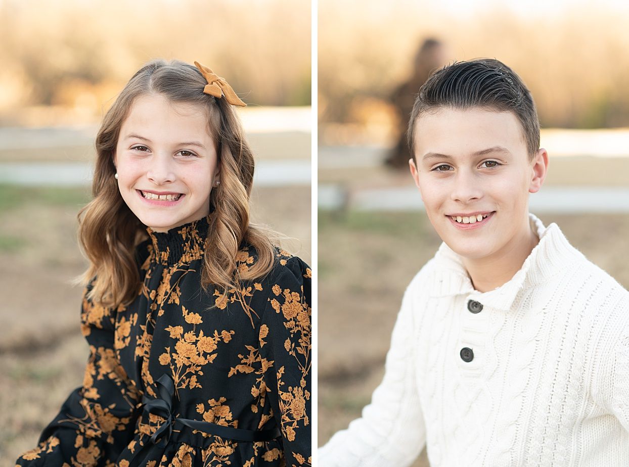 Family of 7 Portrait Session on Country Private Land by Bartlesville Family Photographer Kristi Bray Photography