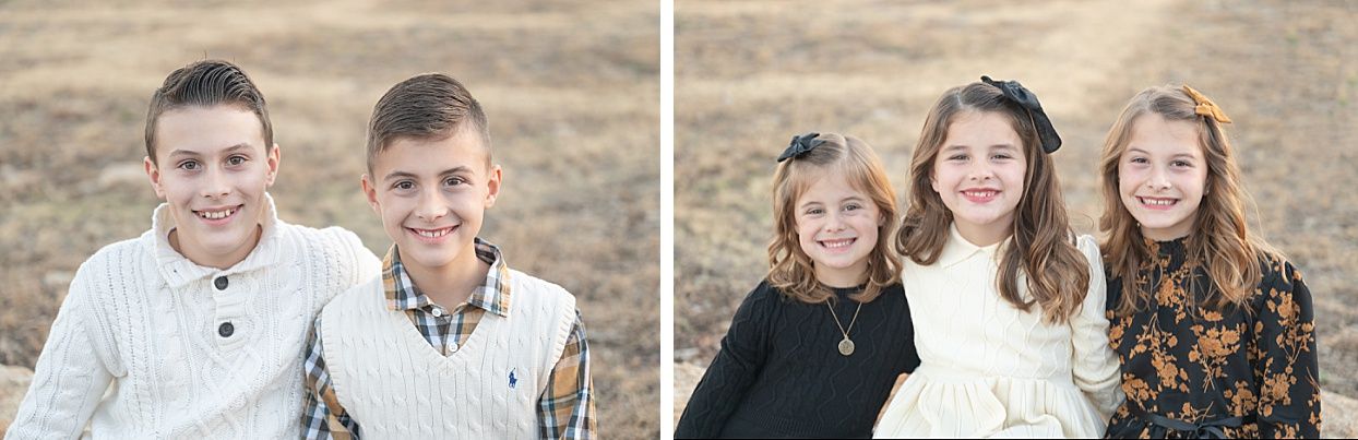 Family of 7 Portrait Session on Country Private Land by Bartlesville Family Photographer Kristi Bray Photography