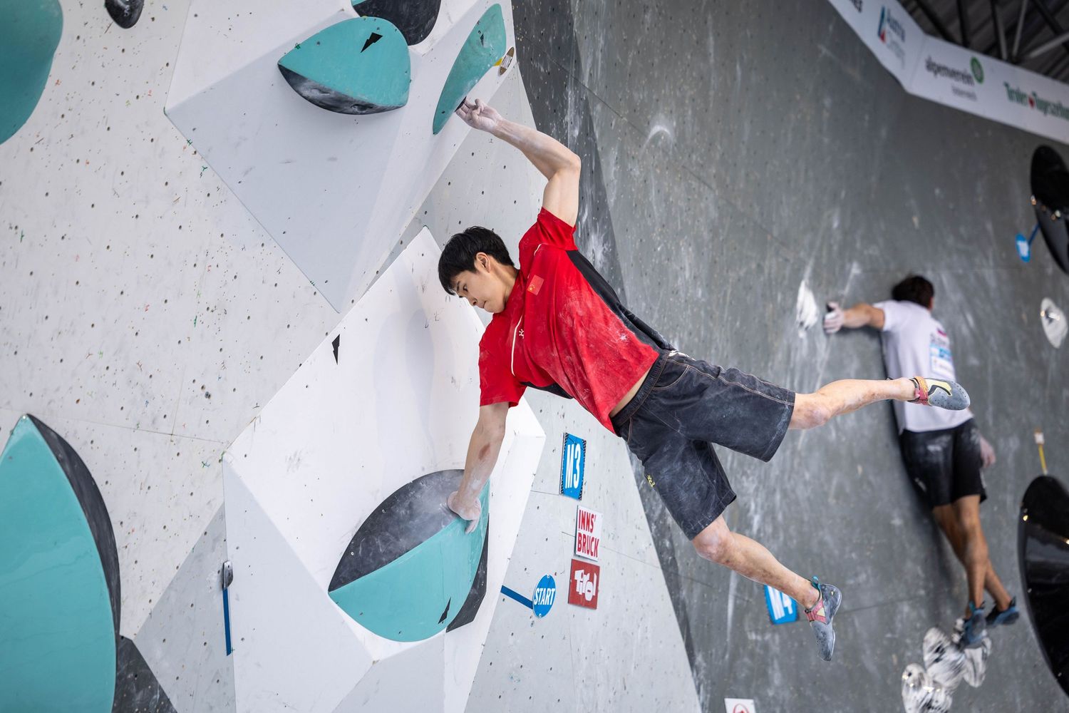 Sport climbing competition - photo by Jan Virt, Official World Climbing photographer