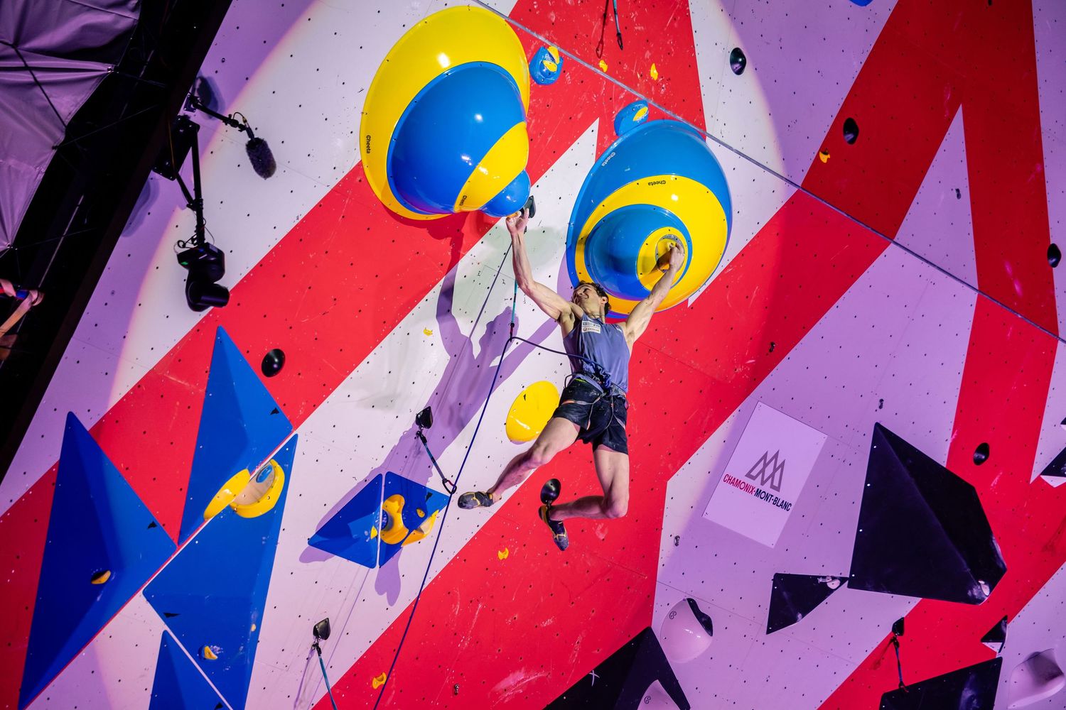 Sport climbing competition - photo by Jan Virt, Official World Climbing photographer
