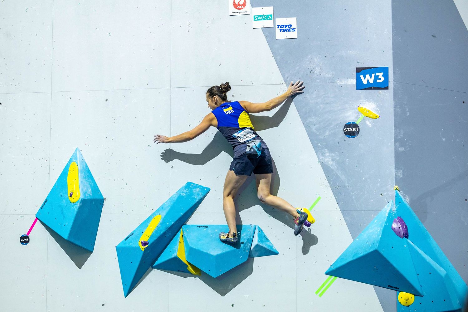 Sport climbing competition - photo by Jan Virt, Official World Climbing photographer