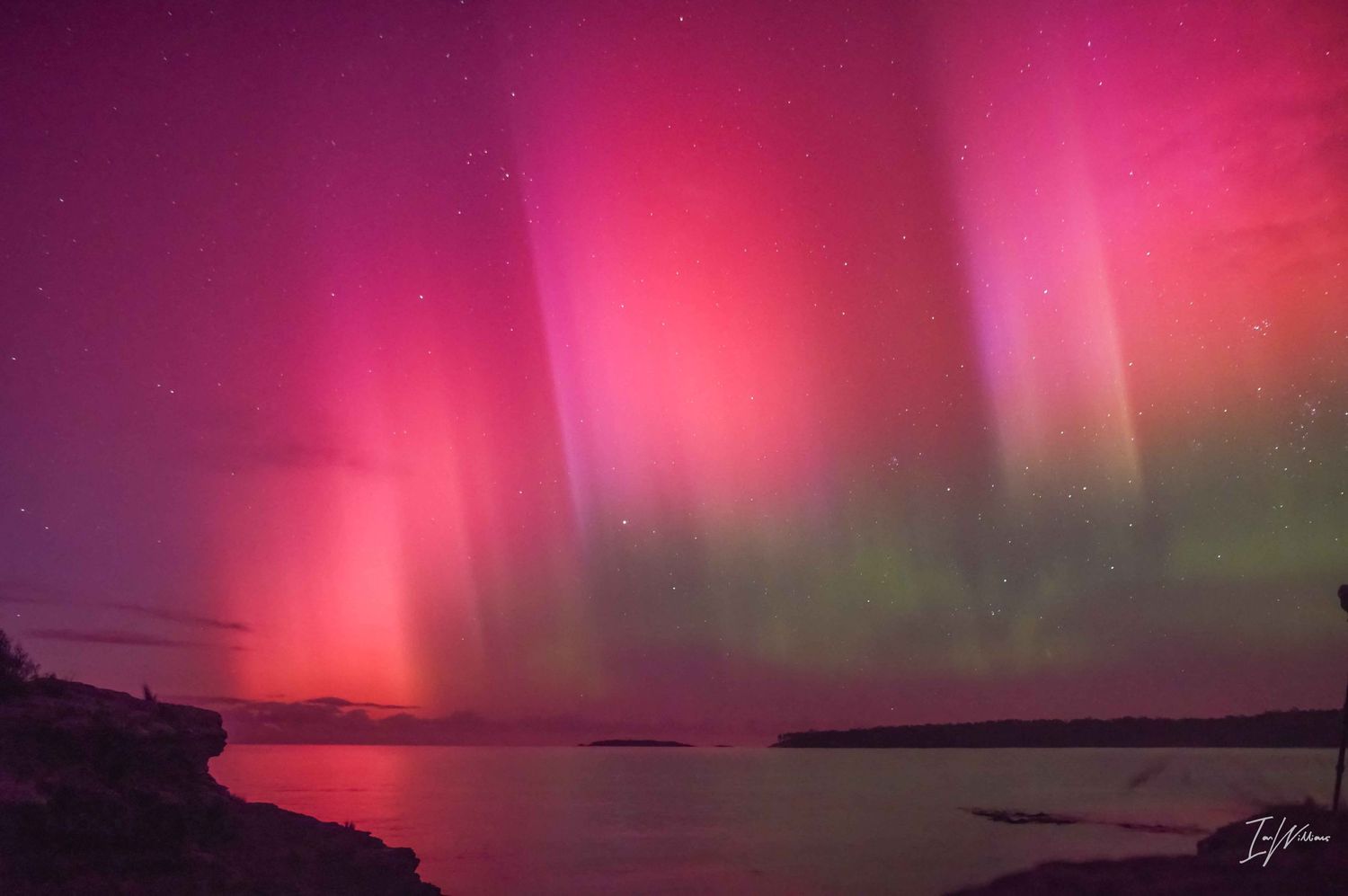 Aurora Australis, Tasmania, 11 May 2024