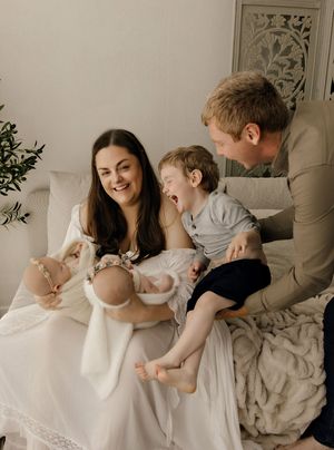 fun newborn and family photos Mullingar