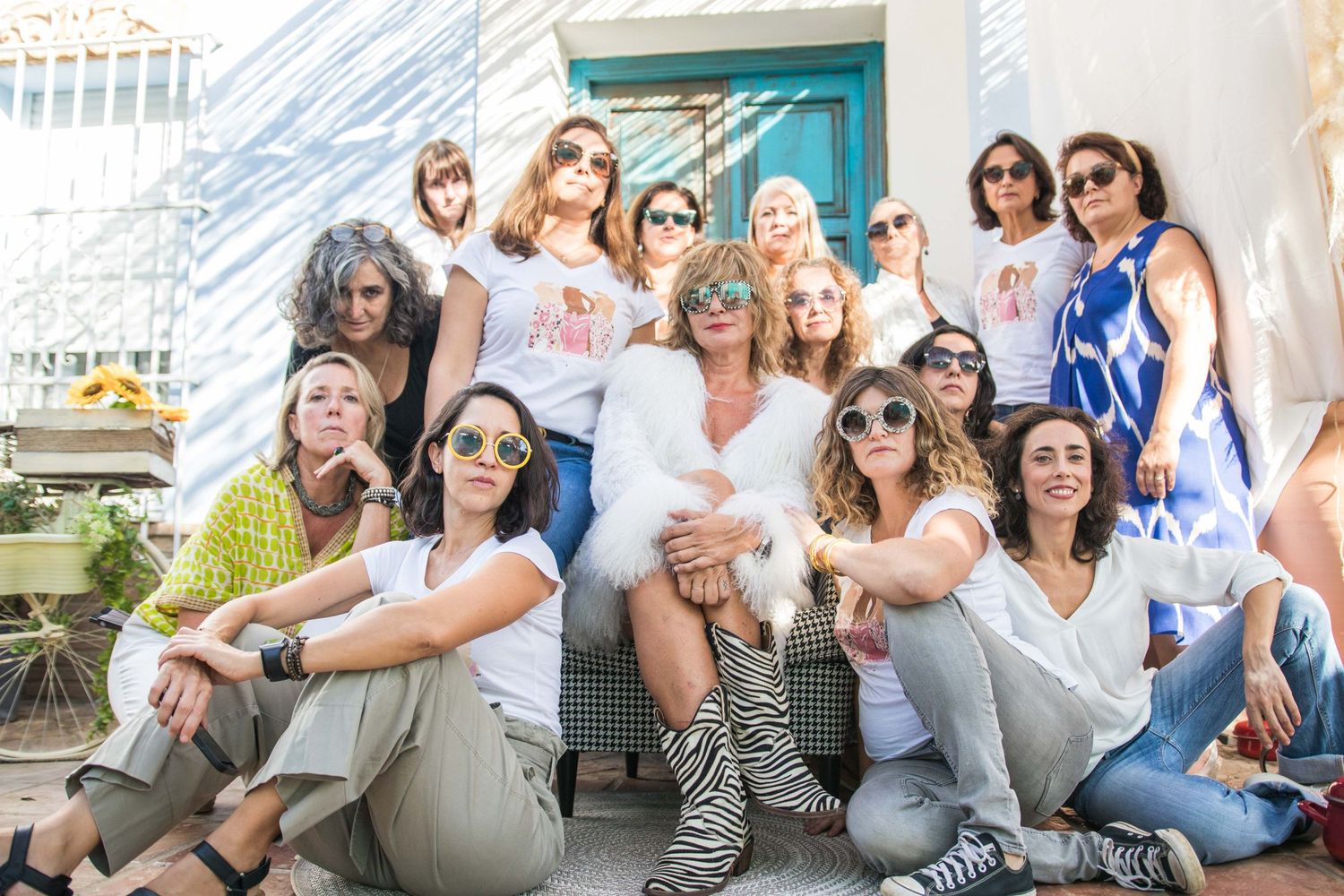 retrato mujeres
sevilla
on pose pour le rose
cancer du sein 
évènement solidaire