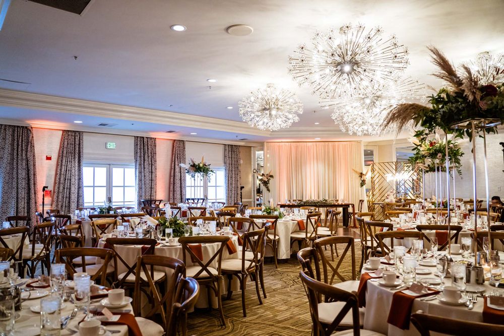 wedding reception at the San Mateo Marriott San Francisco Airport