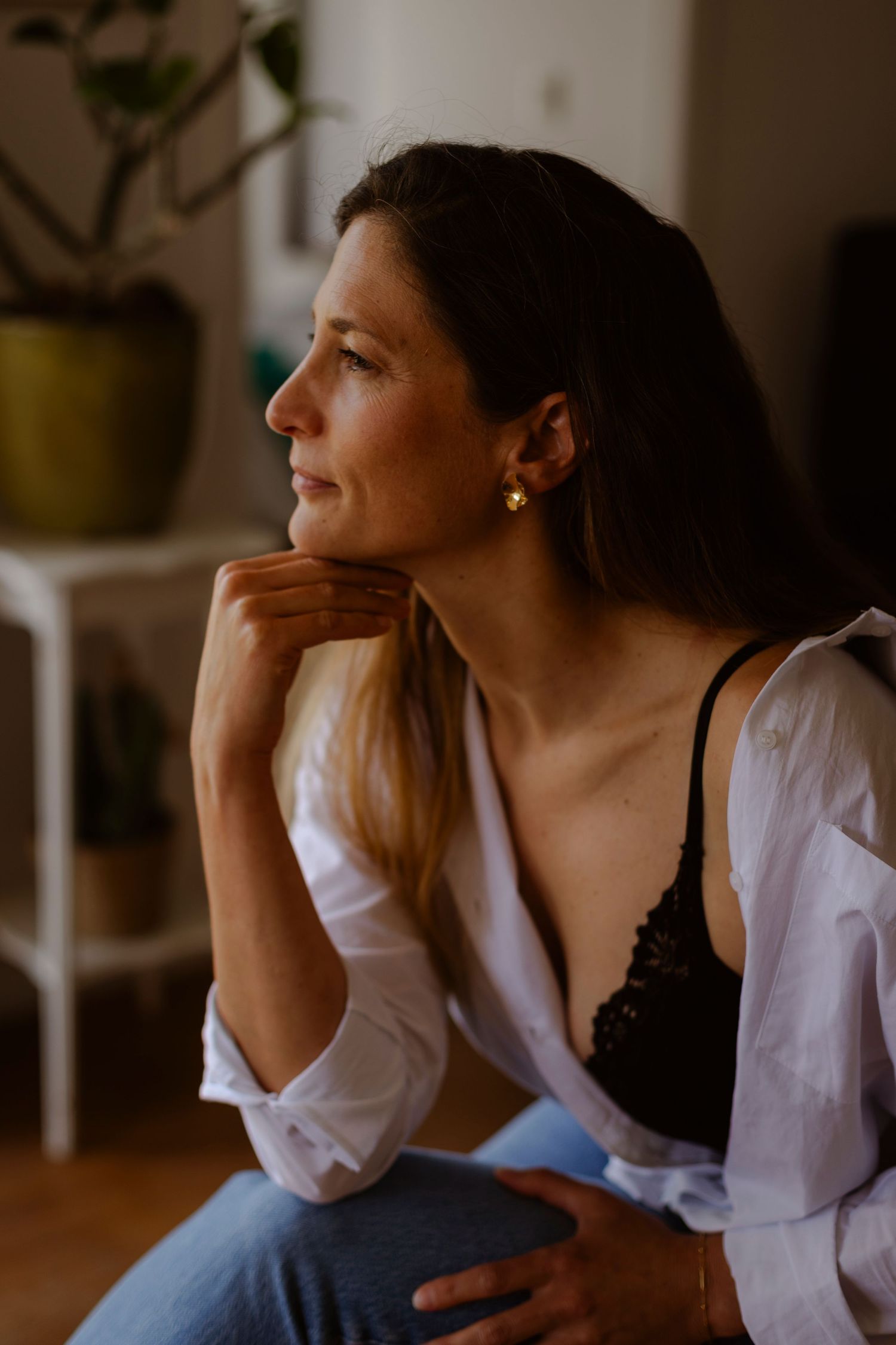Shooting lingerie femme confiance 40