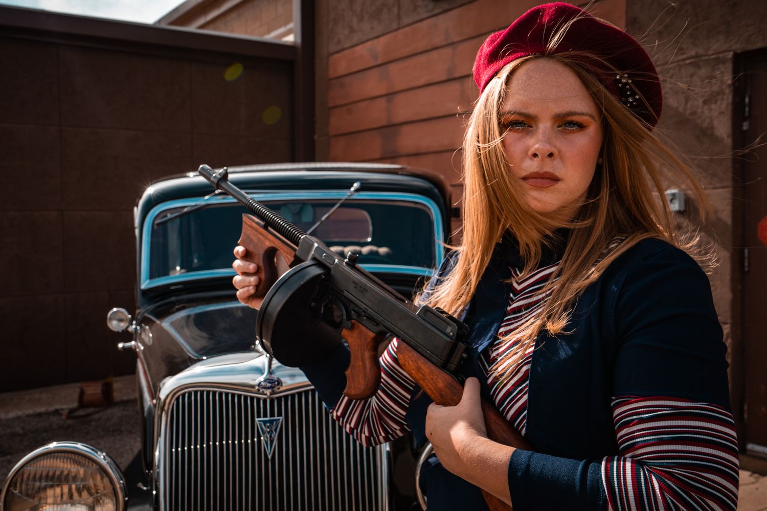Lubbock, Texas fine arts production photography. LCT Bonnie and Clyde 2023