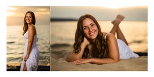 Pattersnap senior Alena Stewart at Good Harbor Bay Beach, MI