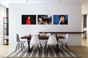 Pattersnap senior Blake Thomas tri-gallery wall art design