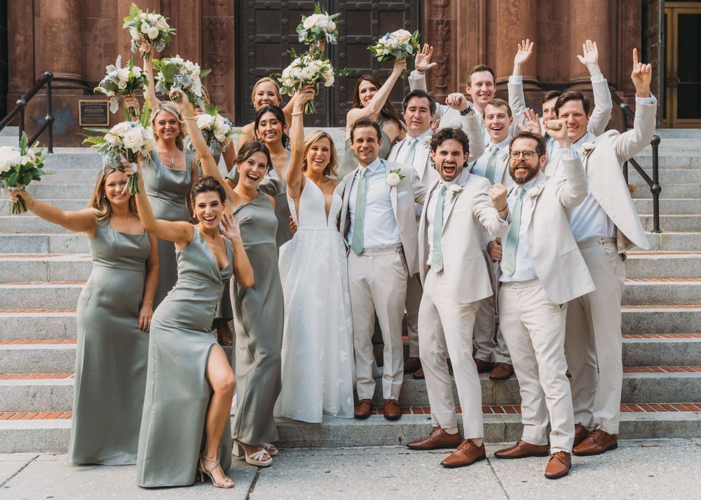 Wedding Party at Cathedral of St. Matthew the Apostle