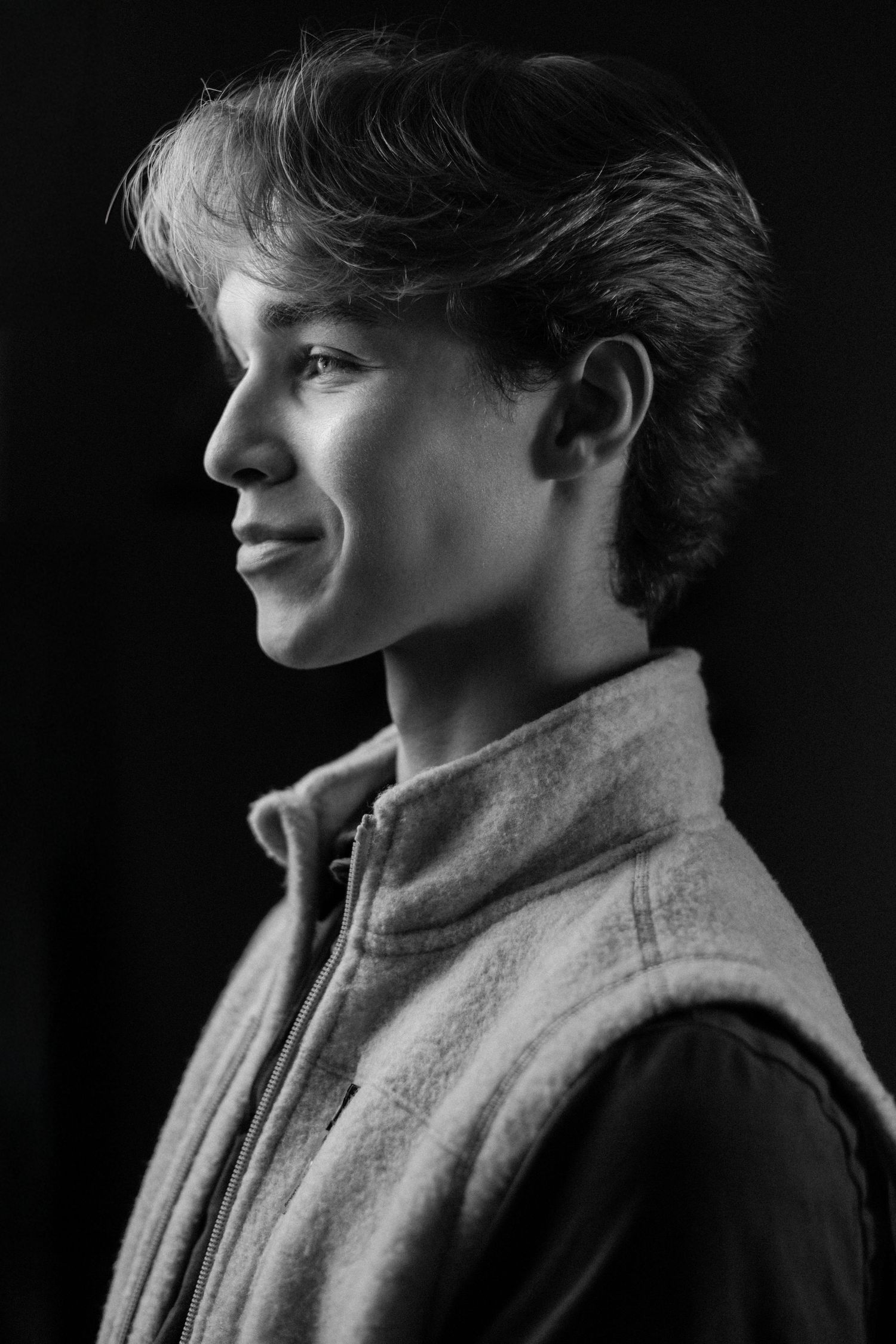 Elijah Pilchard side profile.