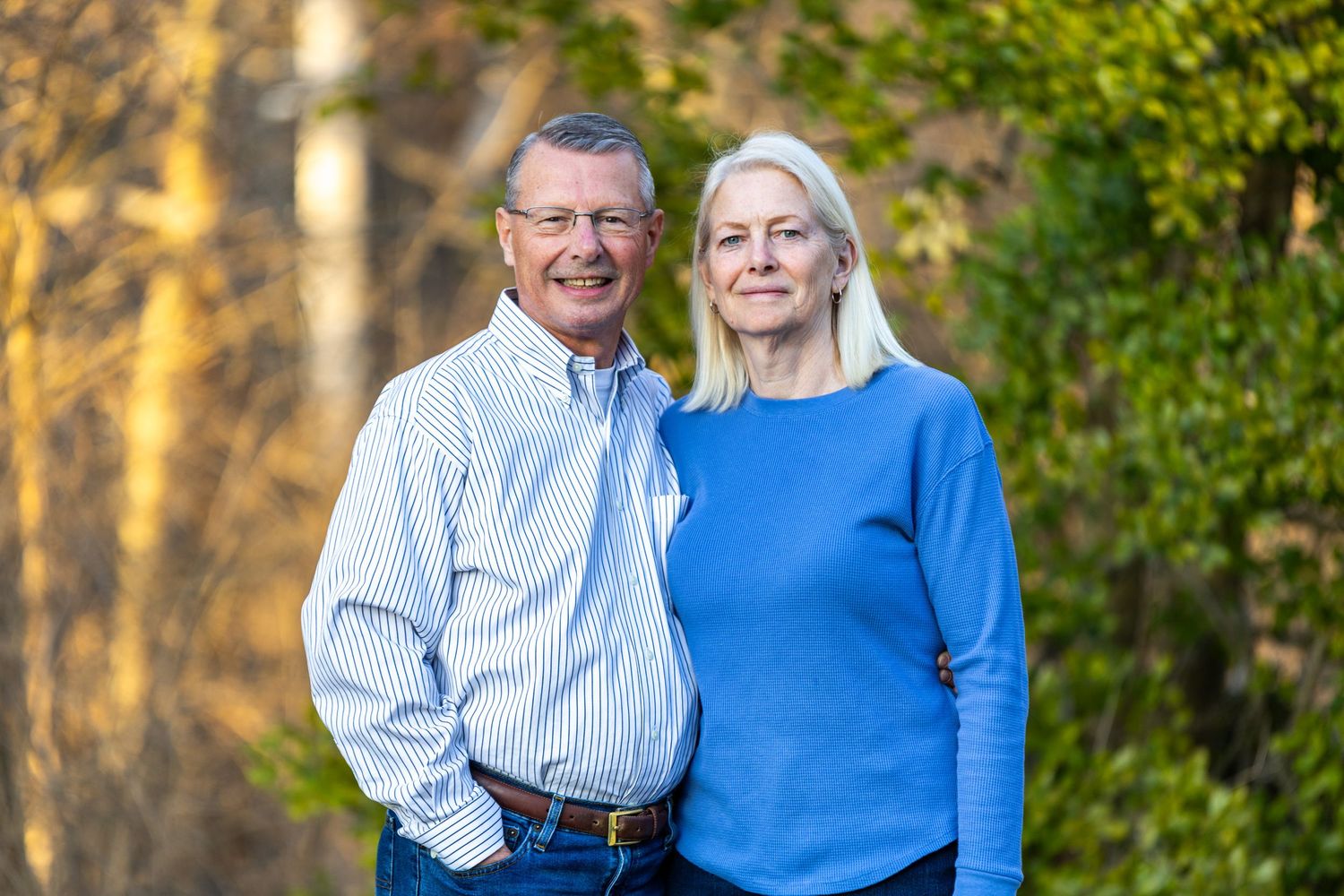 Portrait of elderly couple