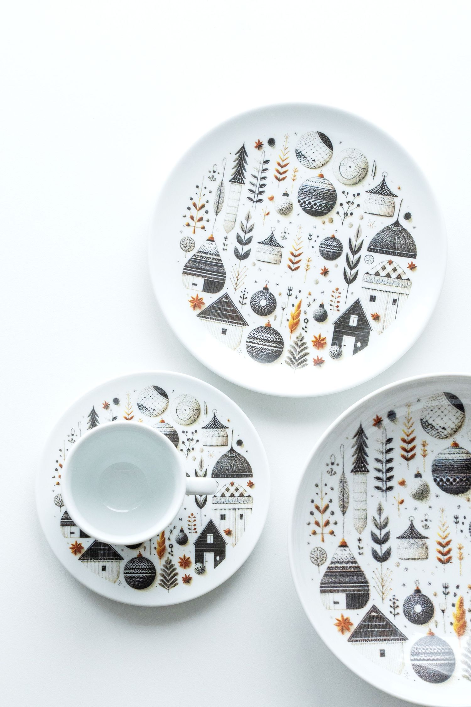 Digital printing on hard porcelain by G. Benedikt 1882