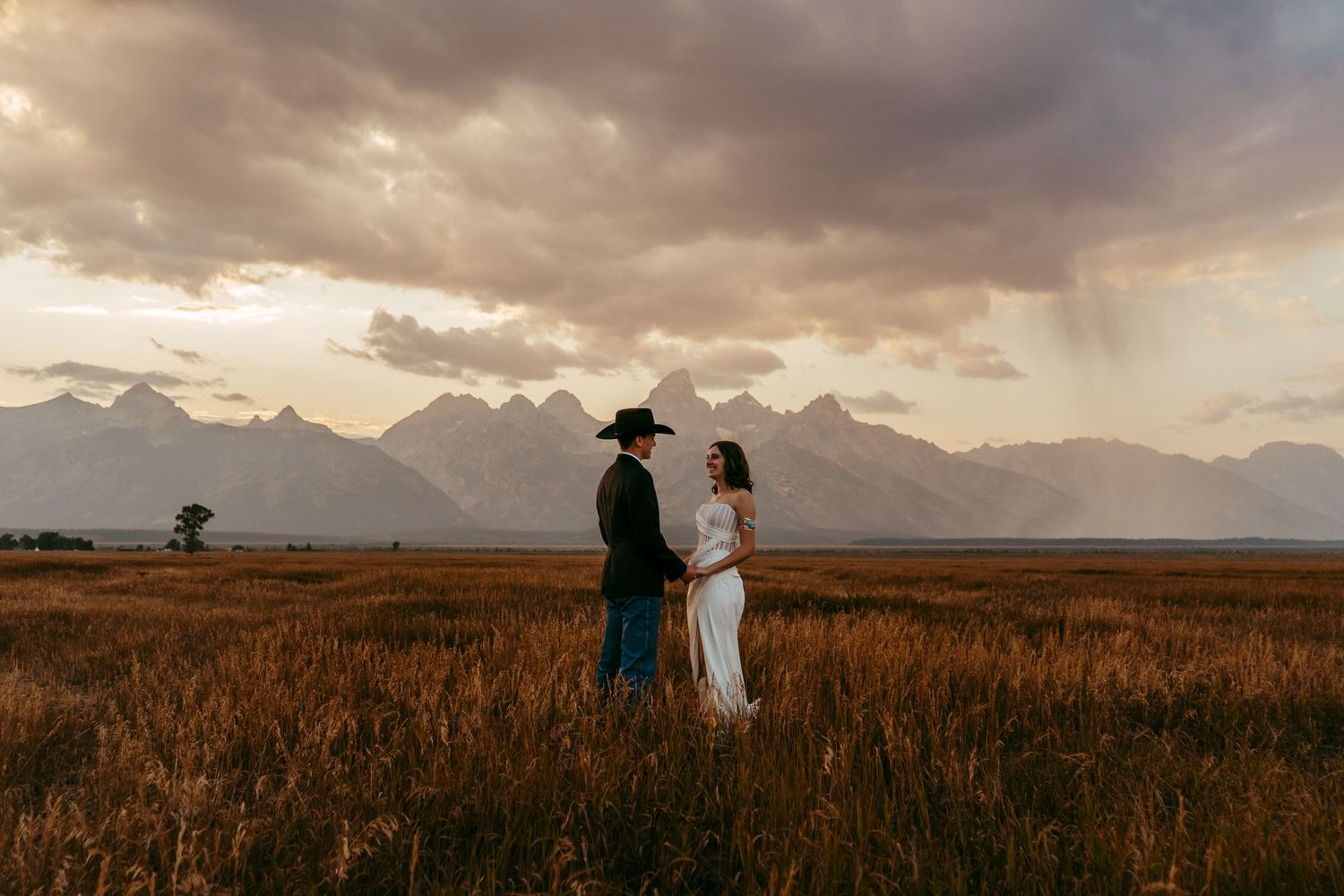 Intimate elopement in Grand Teton National Park in Jackson Hole, Wyoming