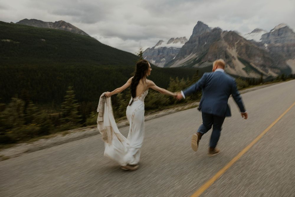 banff national park elopement photography