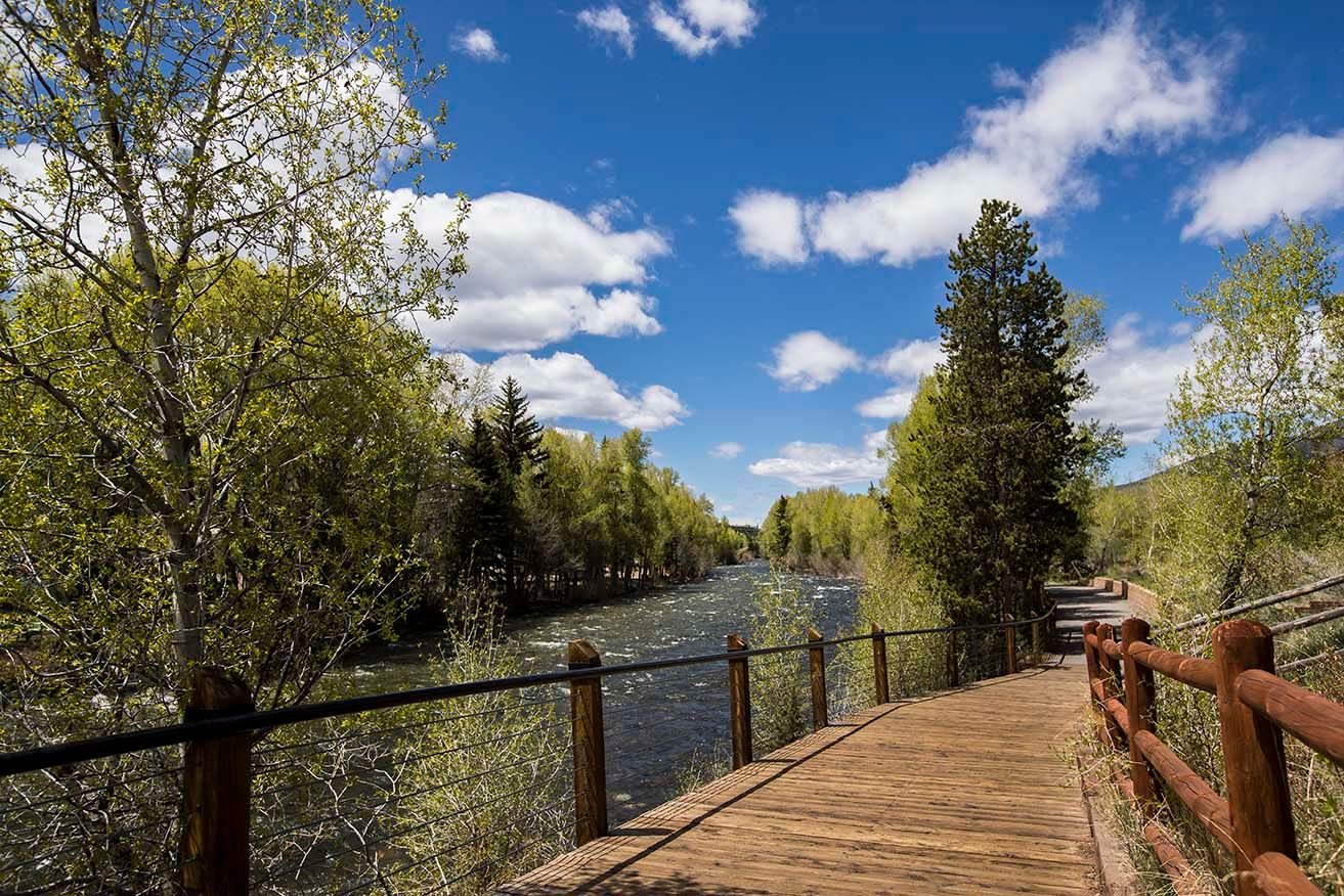 Beautiful trailhead in Silverthorne, Colorado