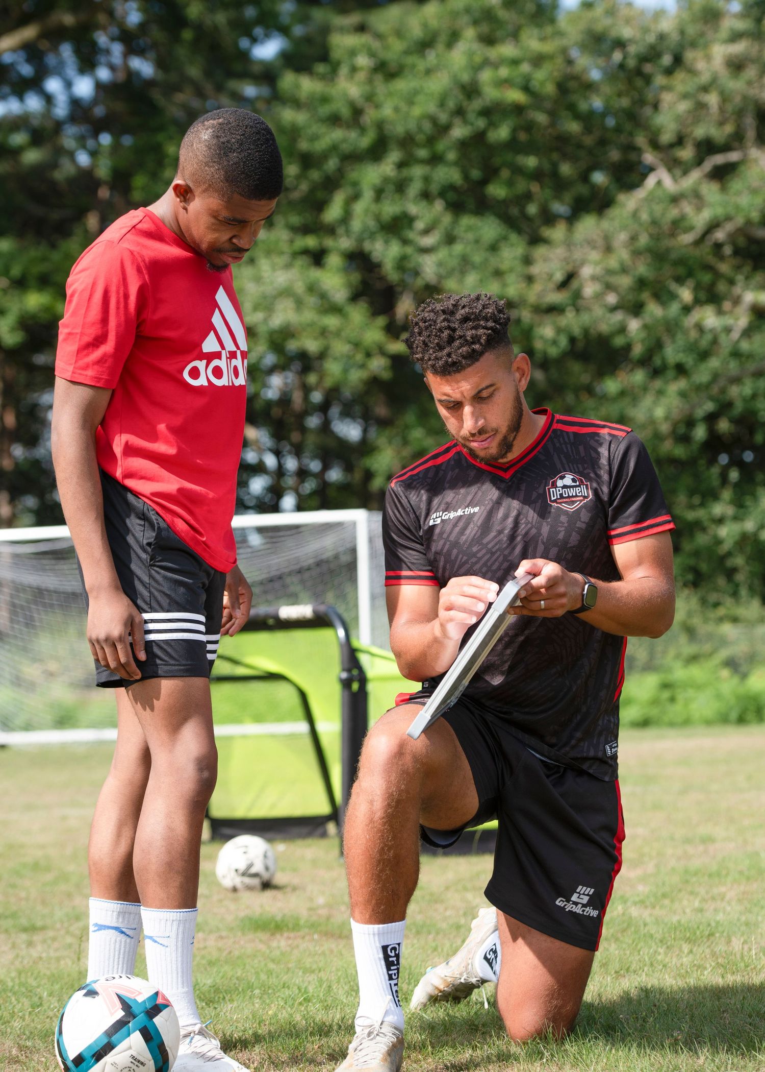 football coaching session
