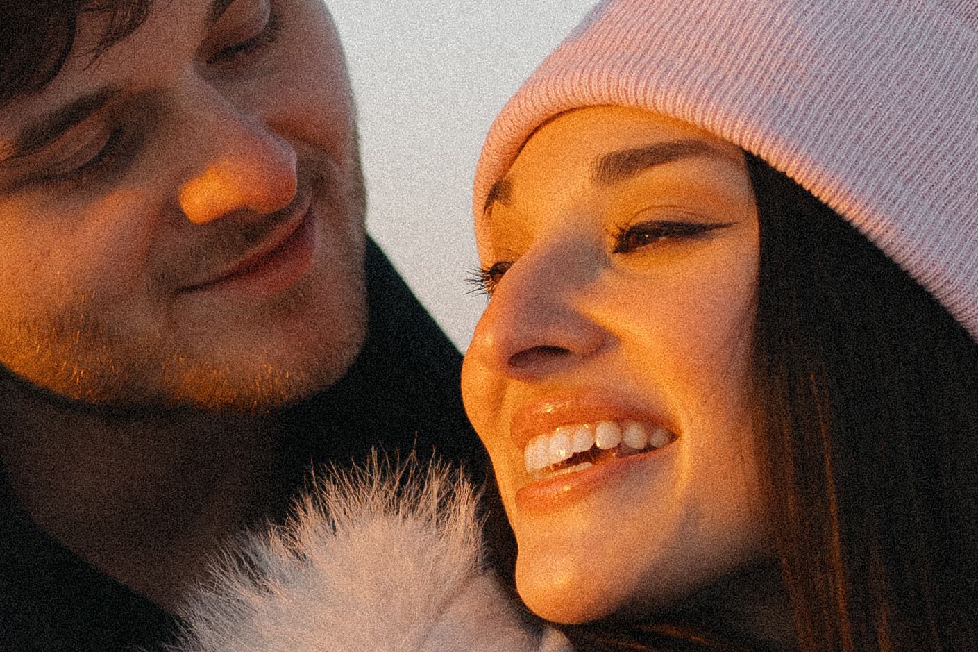 Playful engagements on Utah's frozen lake.
