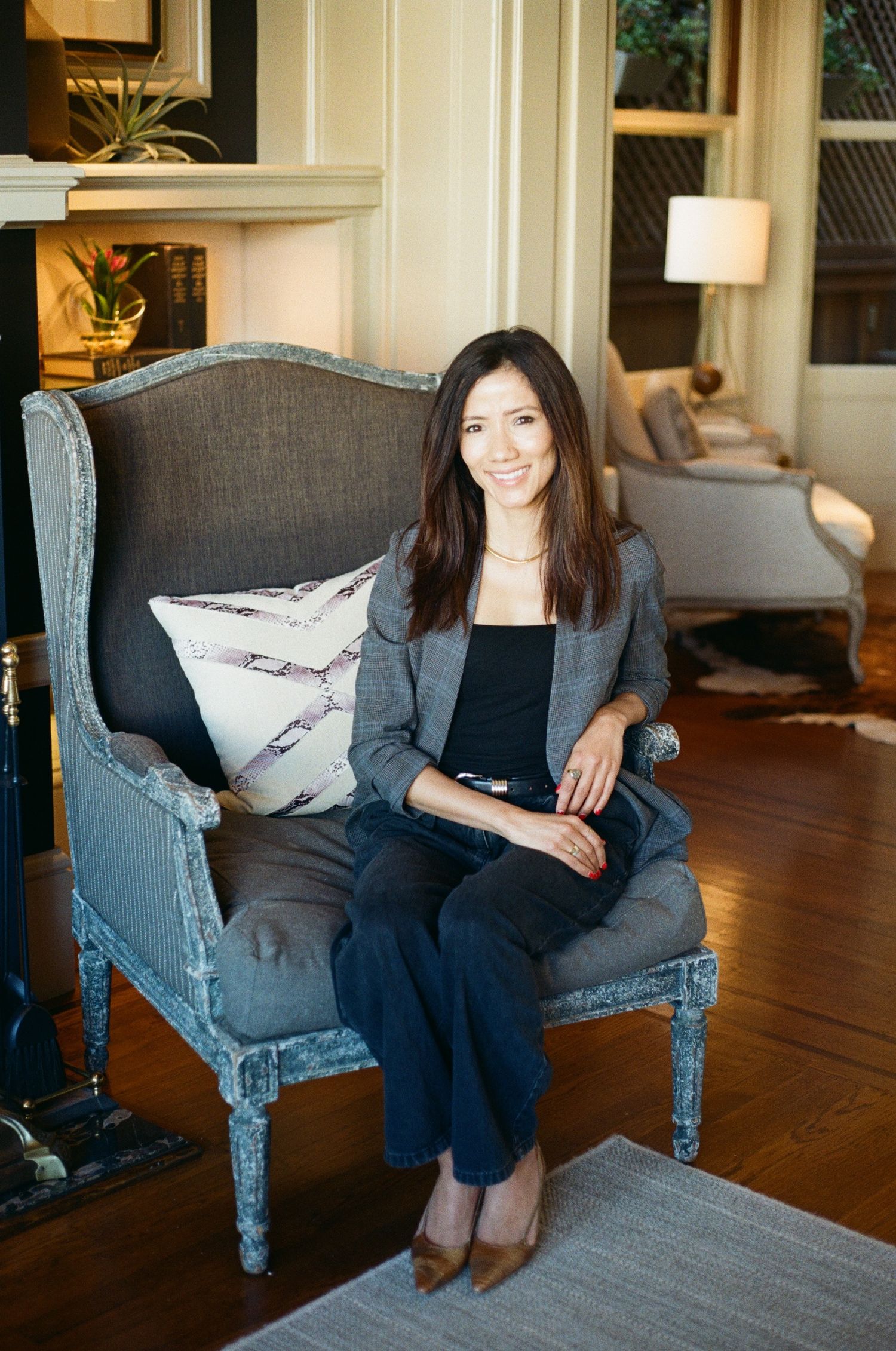 personal brand portrait session on film in New York City with editorial and lifestyle aesthetic