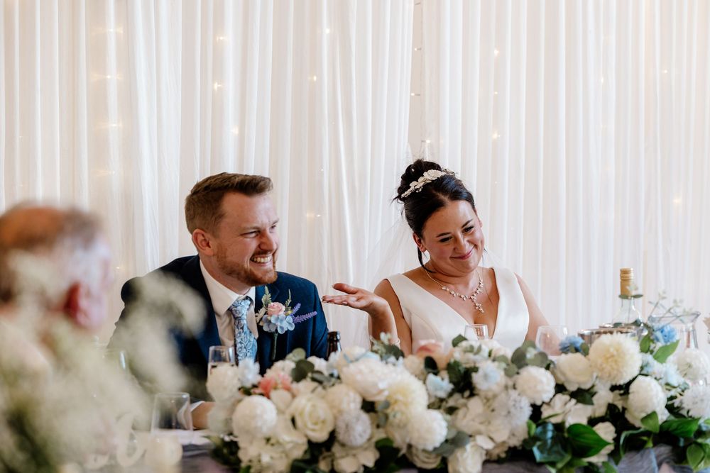 Speeches during wedding Highley Manor