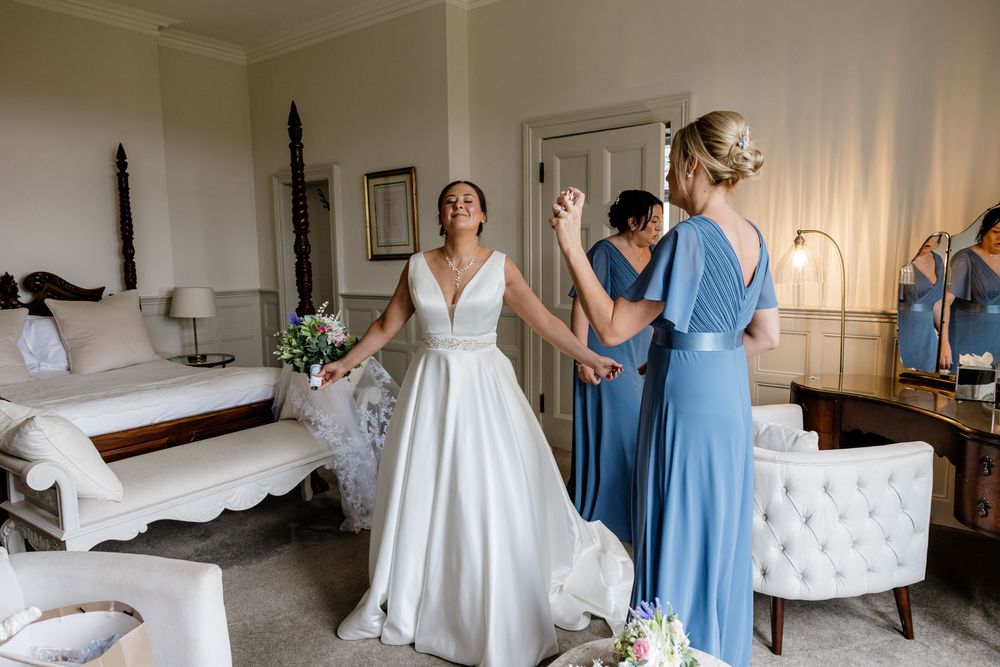 bridal party, Highley Manor