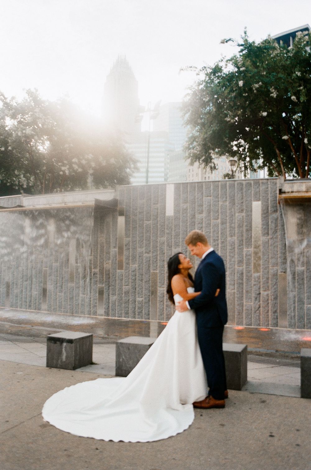 Romare Bearden Park Wedding Photography Downtown Charlotte North Carolina