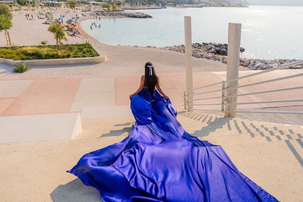 Znjan Beach Split Flying dress Croatia SPLIT PHOTO AGENCY