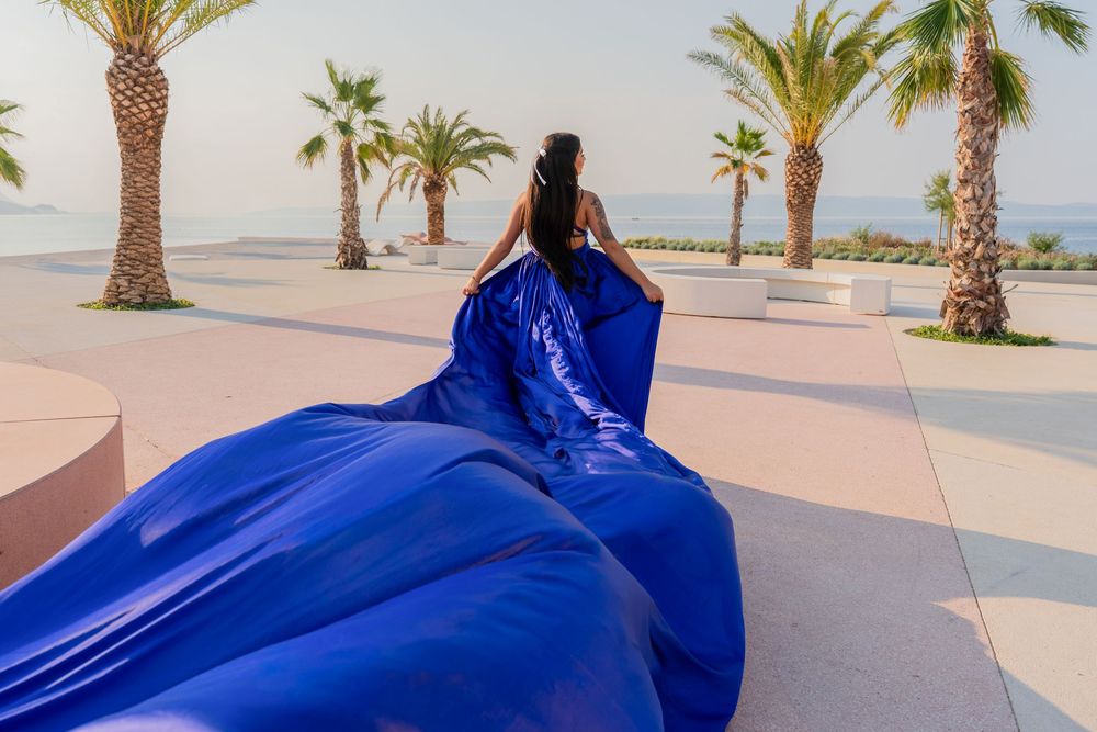 Znjan Beach Split Flying dress Croatia SPLIT PHOTO AGENCY
