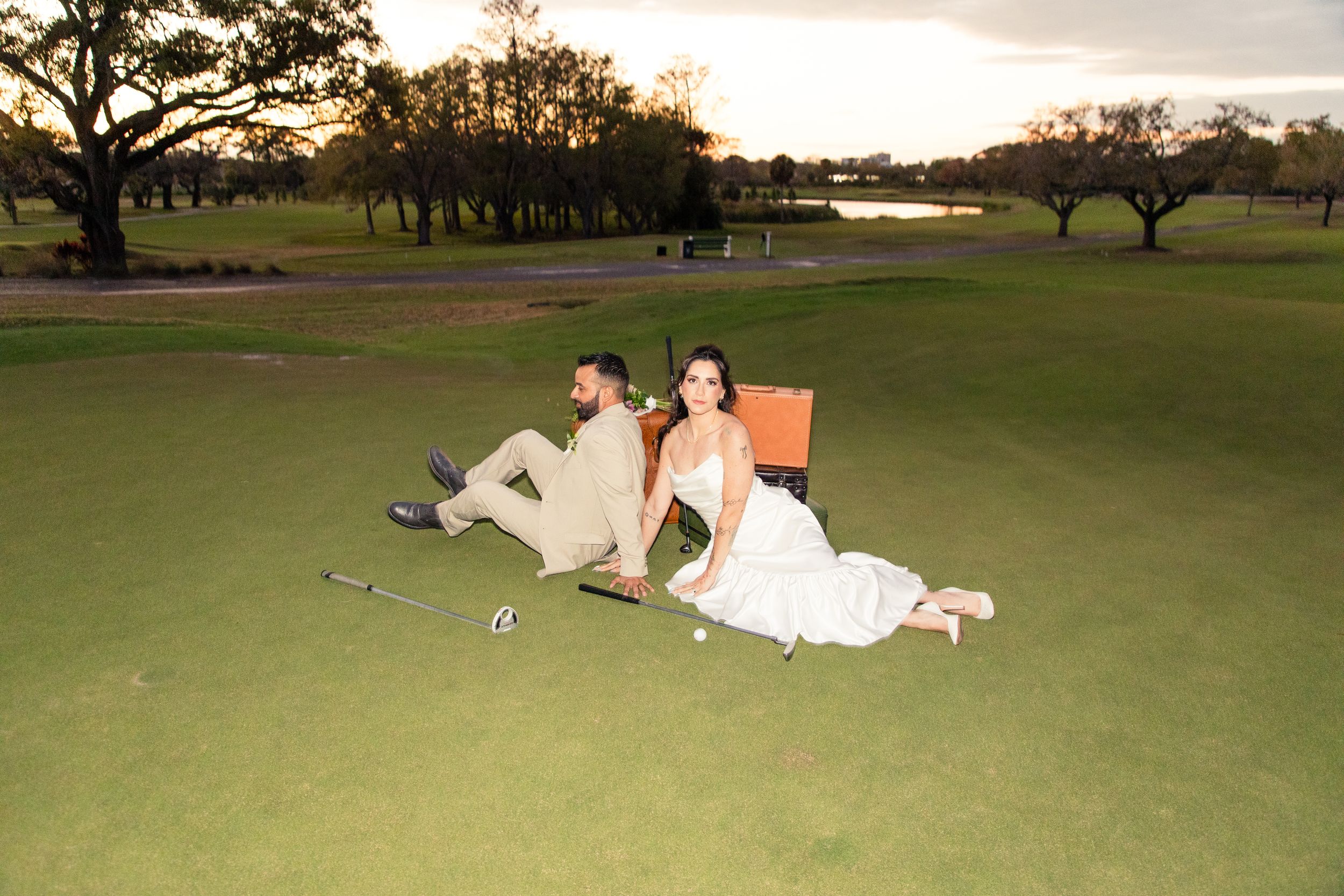 documentary style wedding photography on a golf course in Tampa, Dunedin, Clearwater, St Pete, Naples, West Palm, Florida and Scotland