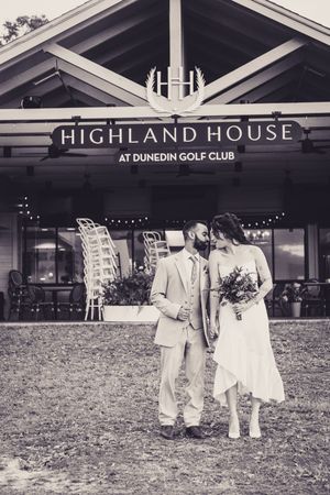 Micro wedding photography on a golf course venue in Tampa, Dunedin, Clearwater, St Pete, Naples, West Palm, Florida, England and Scotland