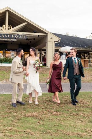 Micro wedding photography on a golf course venue in Tampa, Dunedin, Clearwater, St Pete, Naples, West Palm, Florida, England and Scotland