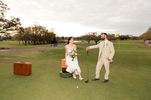 Micro wedding photography on a golf course venue in Tampa, Dunedin, Clearwater, St Pete, Naples, West Palm, Florida, England and Scotland