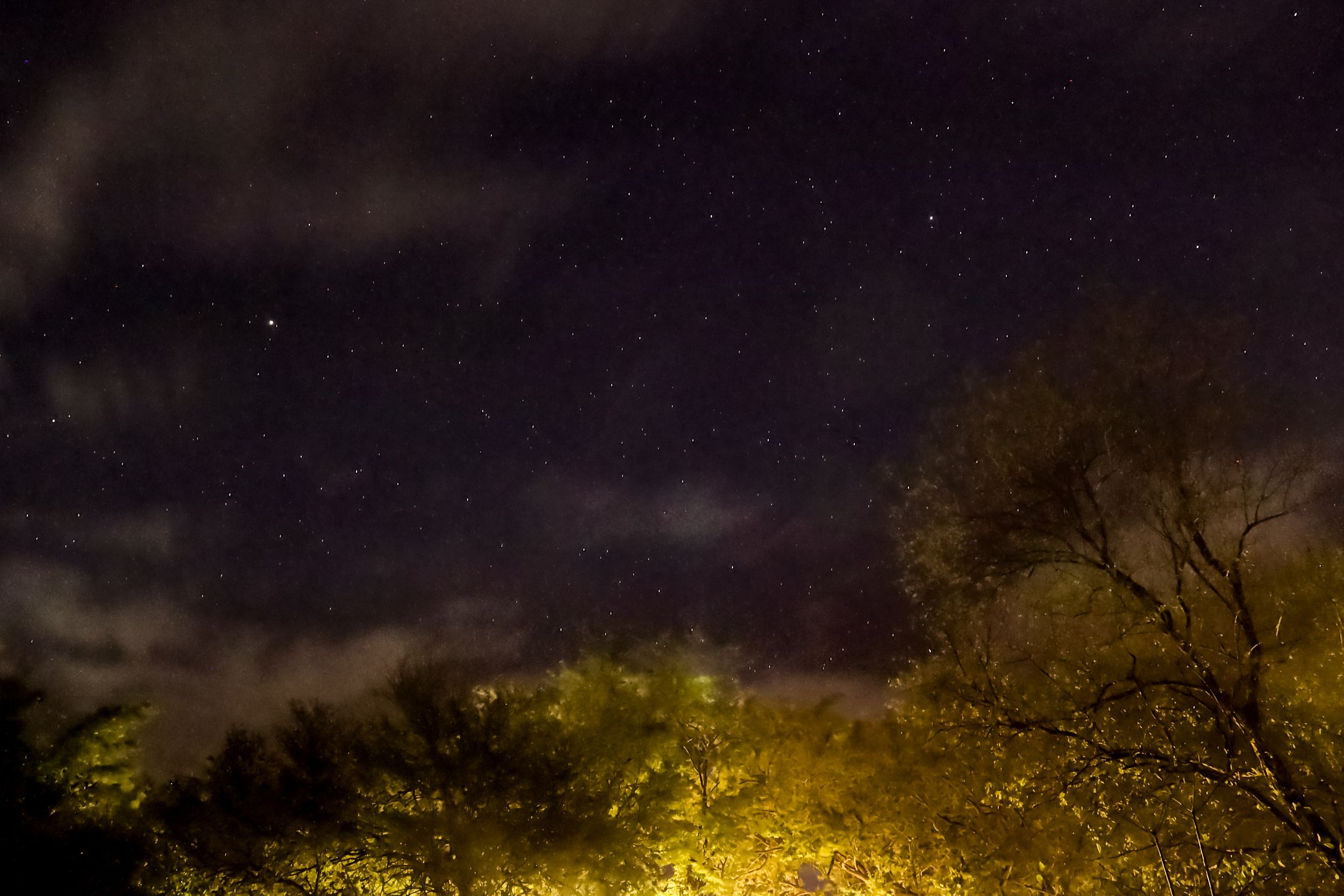 Night sky photo in Guanacaste