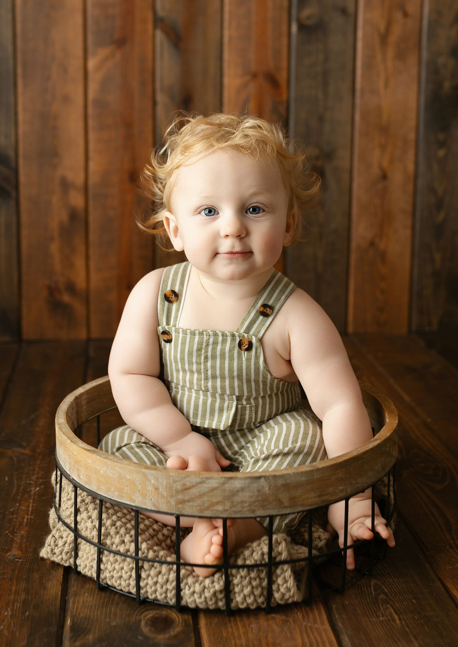 Baby boy in a basket. Greenville sc newborn photographer, Easley sc newborn photographer, Greenville sc newborn photos