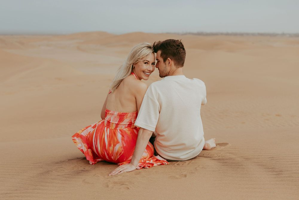 couple photoshoot in the Namib Desert